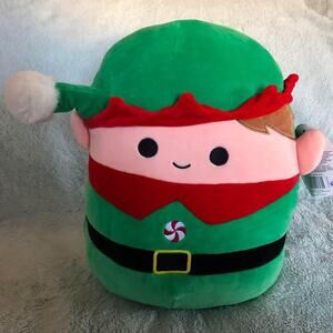 Squishmallow 12” Elliot Elf 2021 NEW Christmas Stuffed Toy Holiday Decor